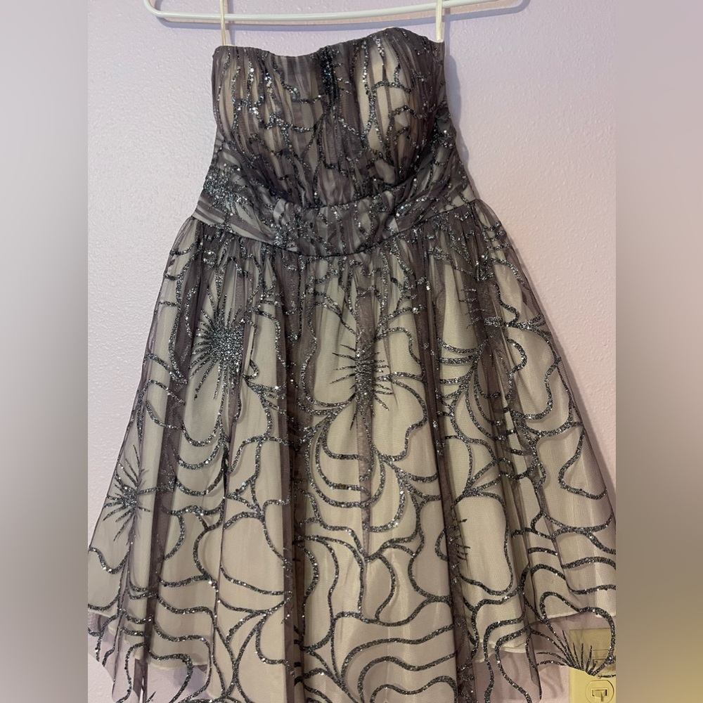 Homecoming strapless dress